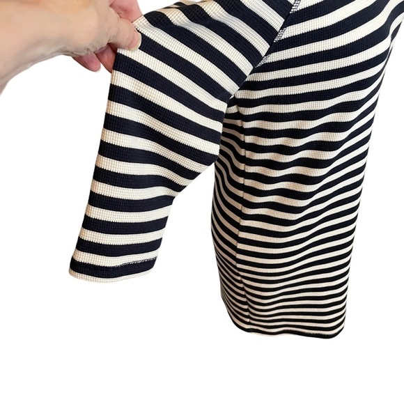 JEAN Pascale - Cute Nautical Striped dress - Lace insert back panel - Size Small - Picture 6 of 10